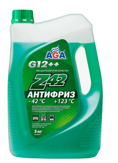 AGA049Z  Антифриз, готовый к применению, зеленый Z42 5л