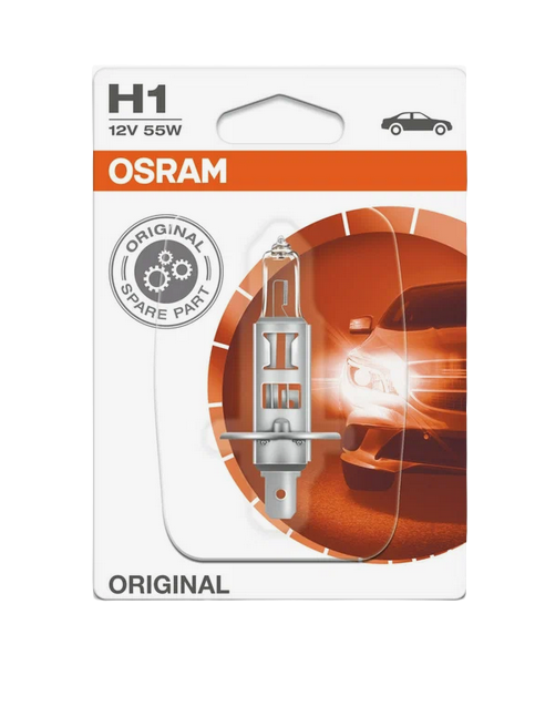Автолампа 12V Н1 (55) Р14.5s (блистер) OSRAM (О-64150бл)