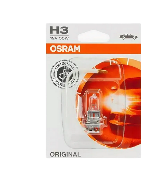 Автолампа 12V Н3 (55) РК22s (блистер) OSRAM (О-64151бл)