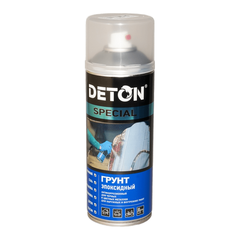 DTN-A07344 Грунт эпоксидный DETON Special серый аэр. 520мл