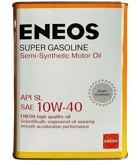 Eneos масло моторное Gasoline Semisynthetic 10w40 SL полусинтетическое 0,94л