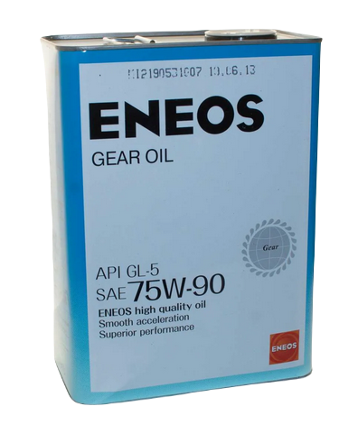 Eneos масло трансмиссионное Gear GL-5 75w90 полусинтетическое 4л