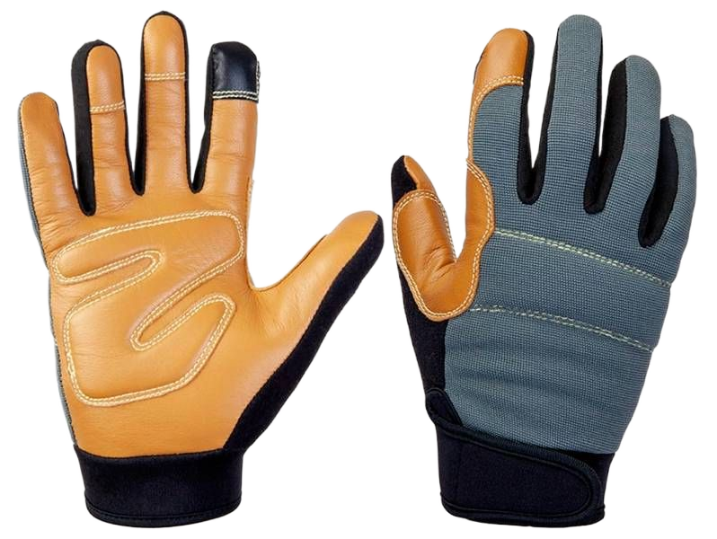 JAV06-10/XL Перчатки антивибрационные JETA Safety Omega кожаные, размер XL, 1пара