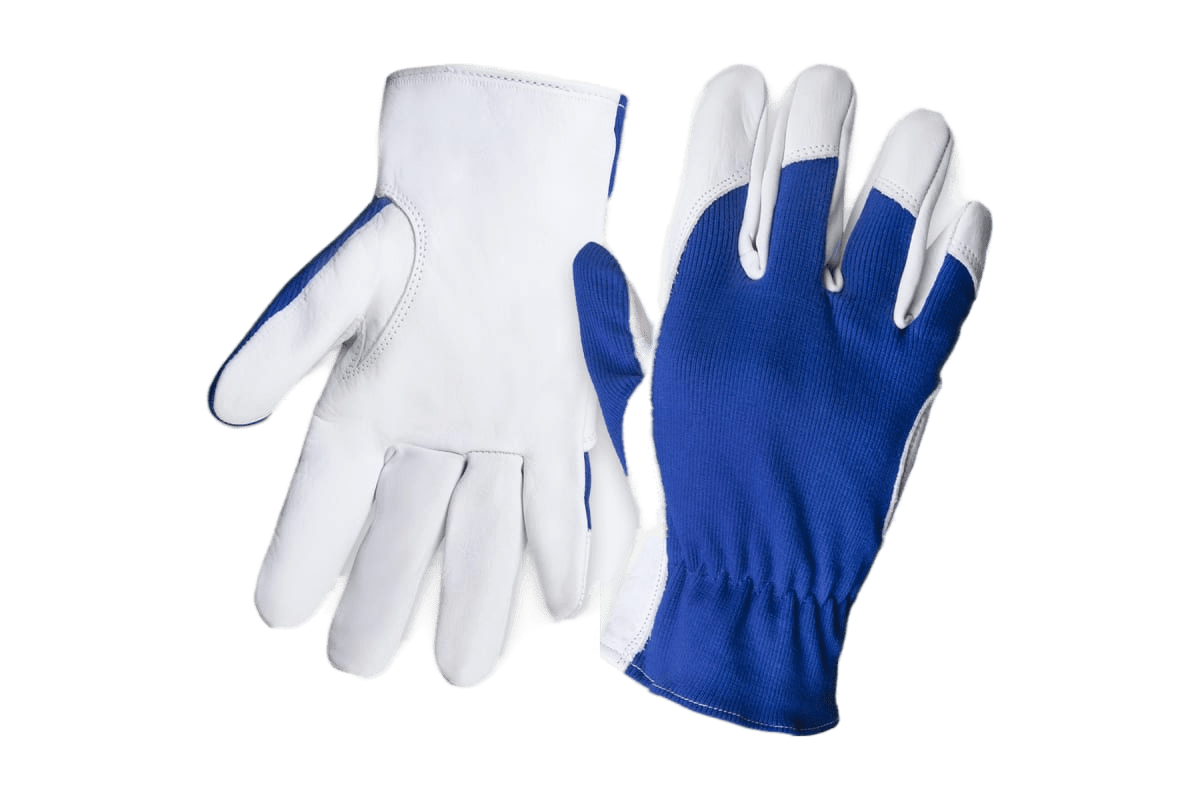JLE321-9/L Перчатки кожаные JETA Safety Locksmiith цвет синий/белый размер L, 1 пара