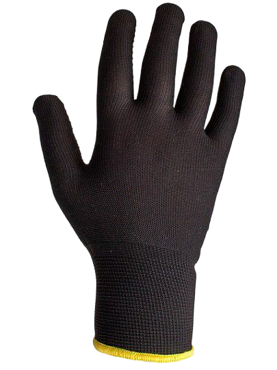 JS011nb/L Перчатки JETA Safety нейлоновые, черные размер L, пара