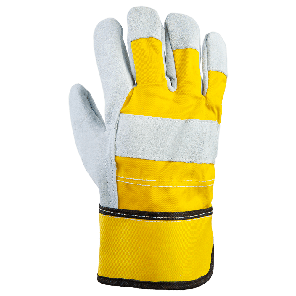 JSL-101-10/XL Sigmar Light Перчатки кожаные (качество АВ) JETA Safety, серо-желтые размер XL