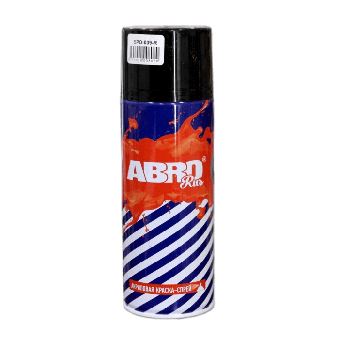 Краска черная матовая  ABRO SPO-004-R аэрозоль 473мл