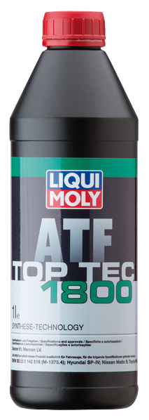 Liqui Moly 2381 Масло трансмиссионное для АКПП Top Tec ATF 1800 (D-VI, SP-IV) HC-синтетическое 1л