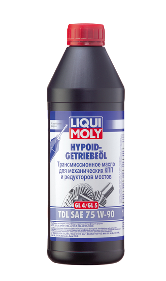 Liqui Moly 3945 масло трансмиссионное Hypoid-Getriebeoil TDL 75W90 GL-4/GL-5 полусинтетическое 1л