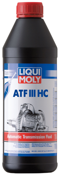 Liqui Moly 3946 масло трансмиссионное для АКПП ATF III HC HC-синтетическое 1л