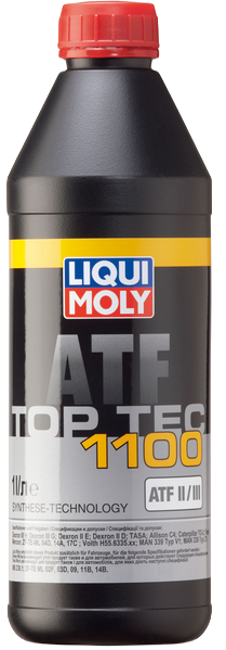 Liqui Moly 7626 Масло трансмиссионное для АКПП Top Tec ATF 1100 HC-синтетическое 1л