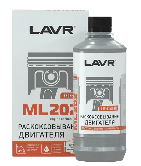 Ln2504 LAVR ML-202 Комплект жидкость для раскоксовки двигателя 330мл