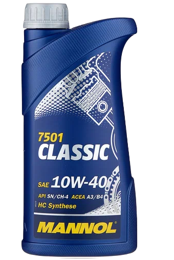 MANNOL 1100 масло моторное CLASSIC SAE 10W40 SM/CF полусинтетическое 1л