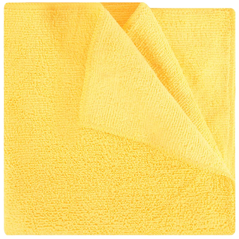 Микрофибра махра 320г/м2 полотенце желтое 40х60см, 1шт