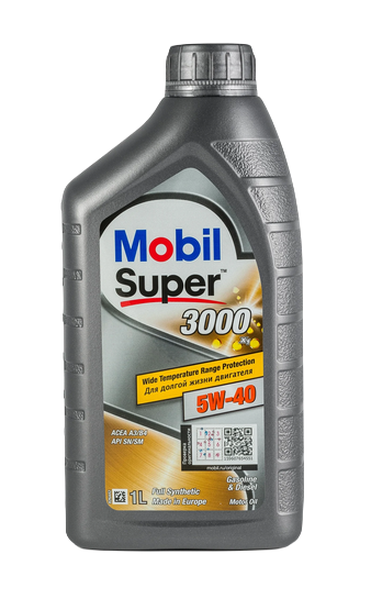 MOBIL 152567 масло моторное SUPER 3000 SAE 5W40 синтетическое 1л