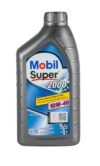 MOBIL 152569 масло моторное SUPER 2000 SAE 10W40  полусинтетическое 1л