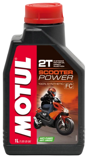 MOTUL 105881 масло моторное Scooter Power 2Тсинтетическое для 2Т скутеров 1л