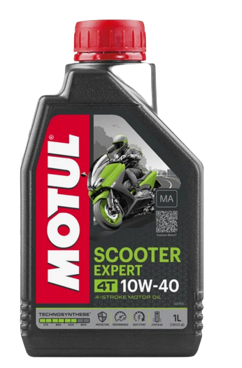 MOTUL 105960 масло моторное SCOOTER EXPERT 4Т МА 10w40 полусинтетическое для 4Т скутеров 1л