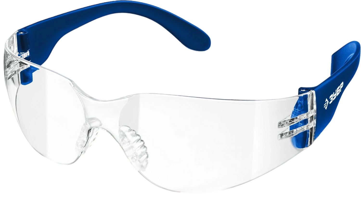 Очки защитные ЗУБР БАРЬЕР прозрачные, облегченные, открытого типа, линза устойчивая к царапинам и запотеванию (110487)