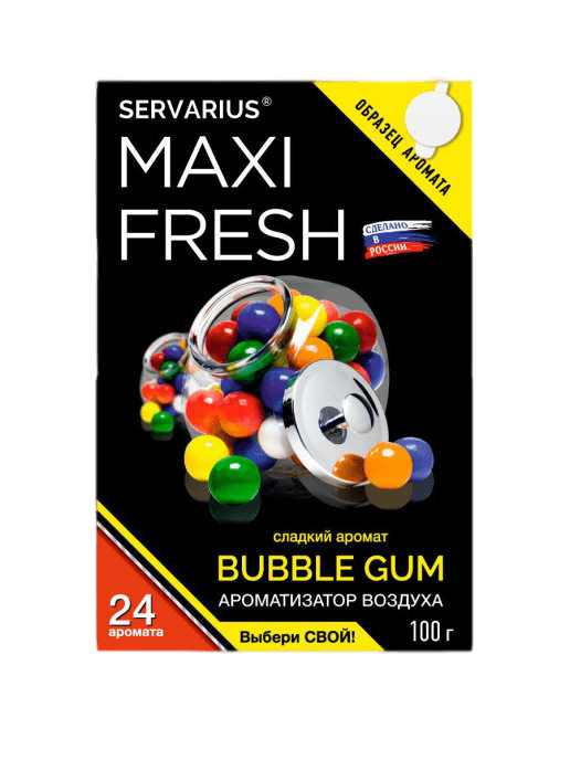 Освежитель воздуха HMF-3 MAXI FRESH (bubble gum) жидкостный подвесной 4мл (HMF-3)