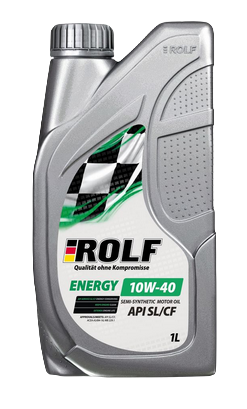 ROLF 322232 масло моторное Energy SAE 10W40 API SL/CF полусинтетическое 1л