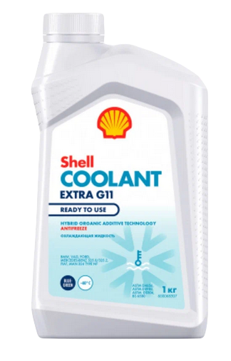SHELL Антифриз Coolant Extra G11 Ready to Use 1кг