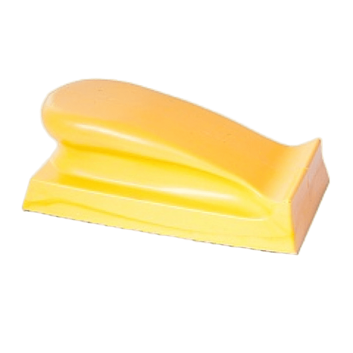 Шлифблок 70-135мм мягкий на липучке, желтый