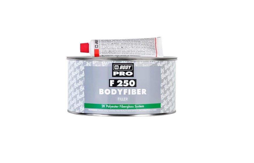 Шпатлевка BODY FIBERSOFT 250 со стекловолокн. 0.75кг//12