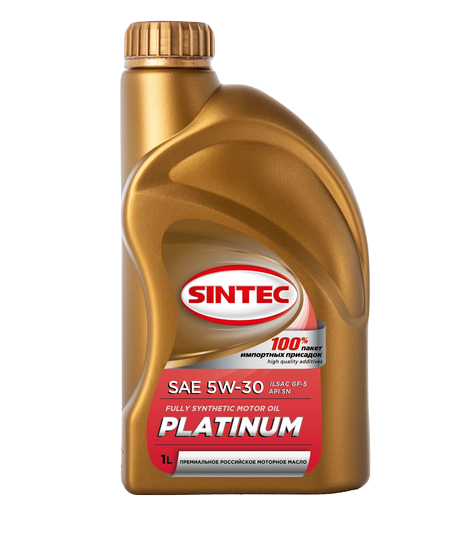SINTEC 600152 масло моторное PLATINUM SAE 5W30 API SP, GF-6A 1л