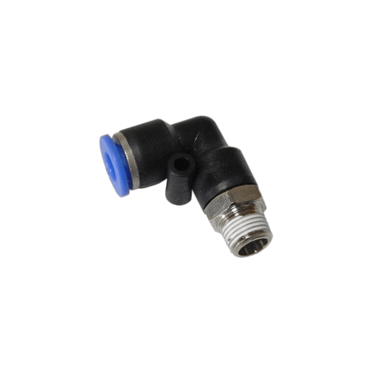 SPL06-02(Partner/RF) Фитинг угловой для пластиковых трубок 6мм М1/4