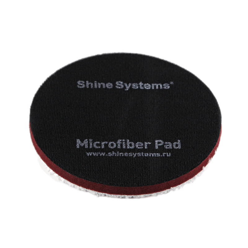 SS537 Shine Systems Microfiber Pad - полировальный круг из микрофибры, 130 мм
