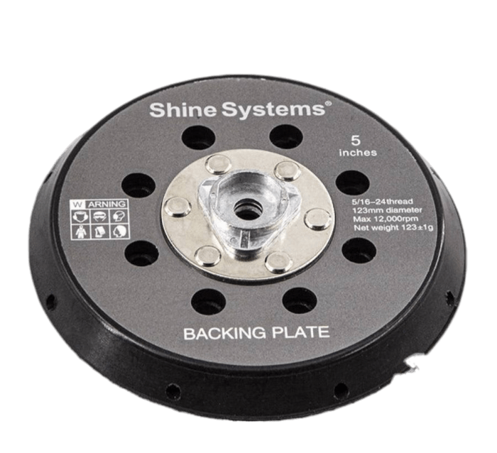 SS615 Shine Systems Backing pad 125DA - подложка для эксцентриковой машинки, 125 мм