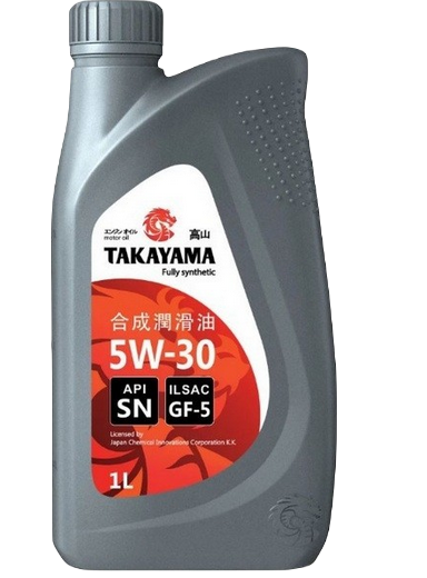 TAKAYAMA 605530 масло моторное SAE 5W30 API SN/CF C3 синтетическое 1л (пластик)