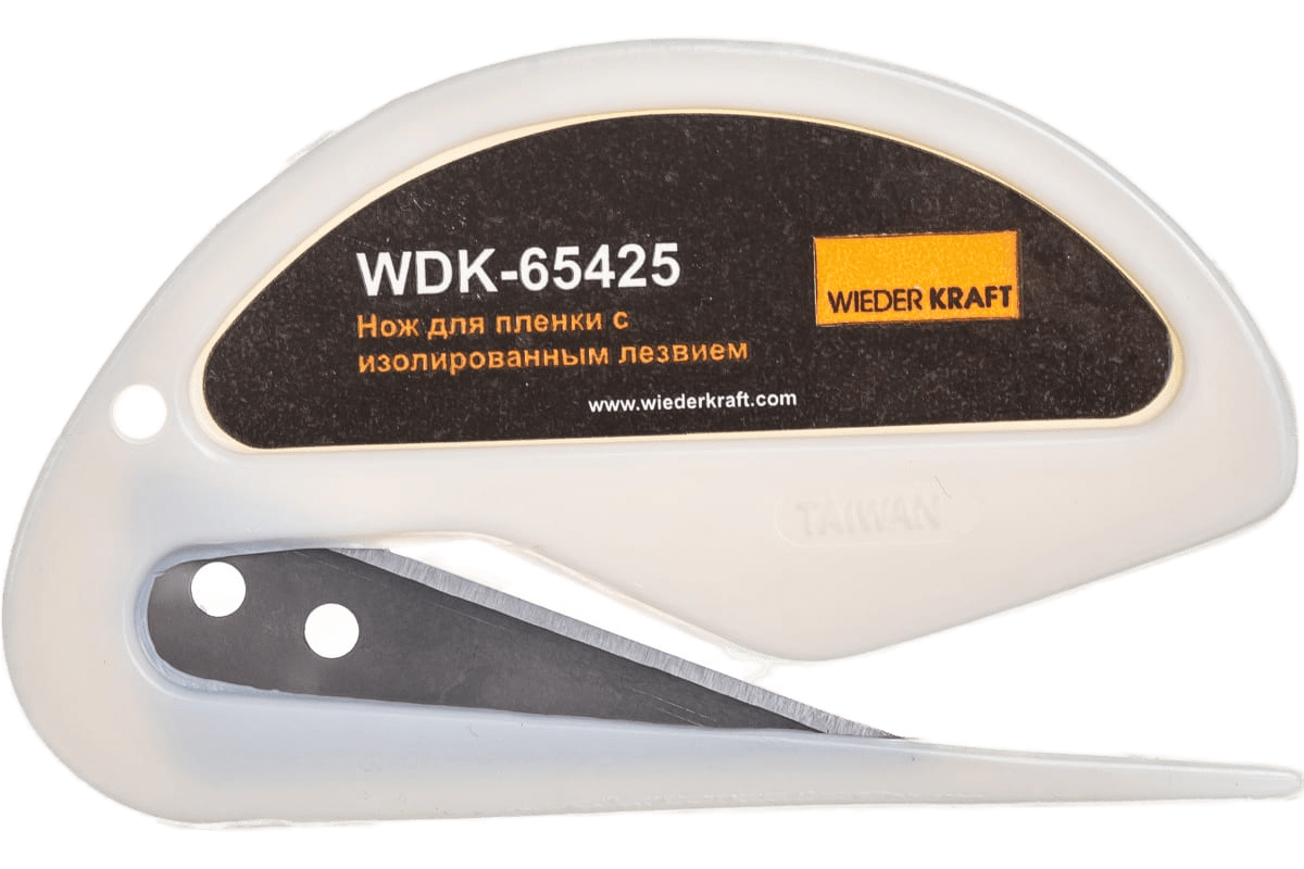 WDK-65425 WIEDERKRAFT Нож для пленки 75 х 45 мм