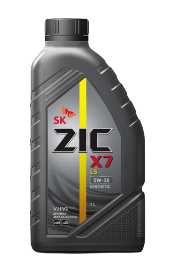 ZIC 132619 масло моторное X7 LS SAE 5W30 SN/CF C3 синтетическое 1л