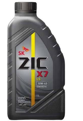ZIC 132620 масло моторное X7 LS SAE 10W40 SN/CF C3 синтетическое 1л